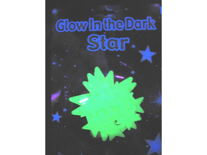 Glow In The Dark sterren- 3 maten   13 st