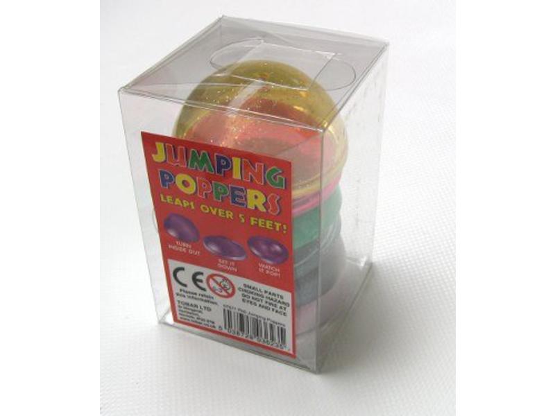 Jumping Poppers   set 6 stuks