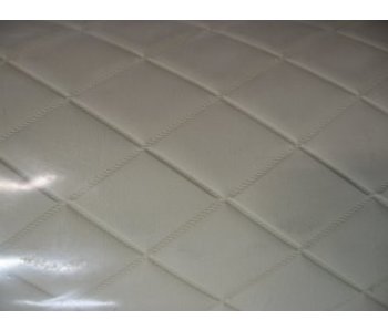 Vinyl met ruiten Ivory diamond creme