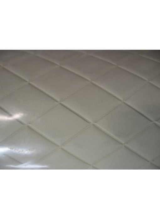 Vinyl met ruiten Ivory diamond creme