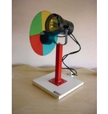 Puntspot- incl lamp- kleurenwiel en motor   6V/30W