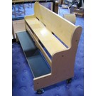 Kinderbank verrijdbaar- 3-4 kinderen DEMO - 120cm breed