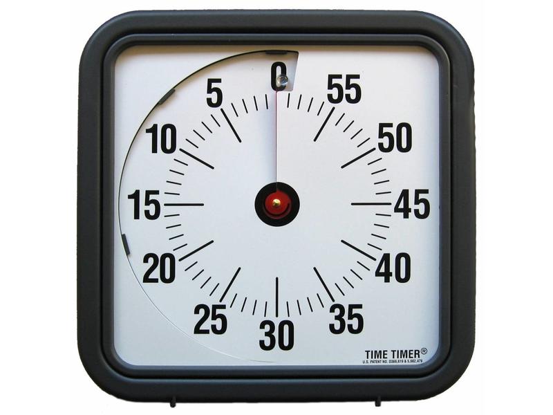 Time timer wandmodel   30 x 30cm