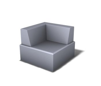 LUGANO - 1-zits, zacht gecoat schuim