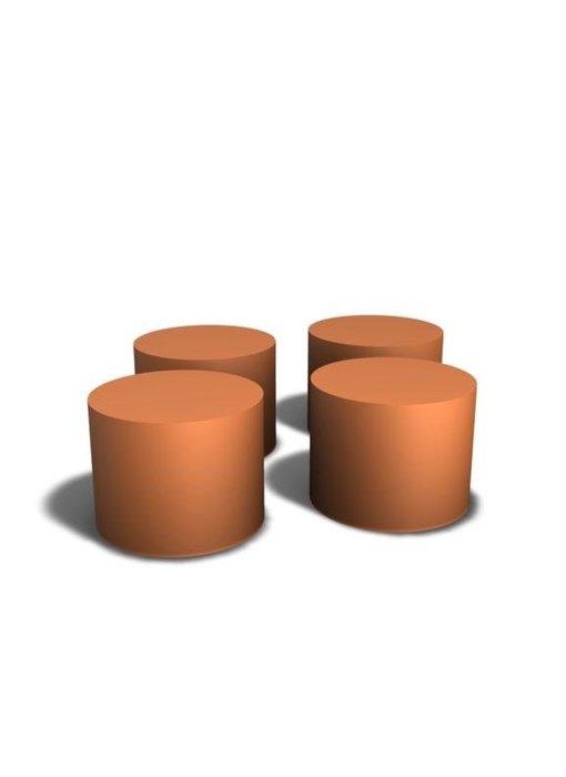 ELBA - Poef, zacht gecoat schuim