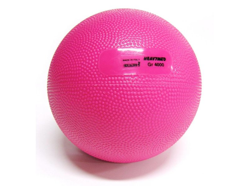 Gymnic Zware Bal Gymnic Heavymed - geel   Ø 15cm, 2kg