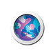 Vloeistofwieltje Space-Projector violet/blauw