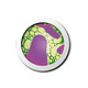 Vloeistofwieltje Space-Projector violet/groen