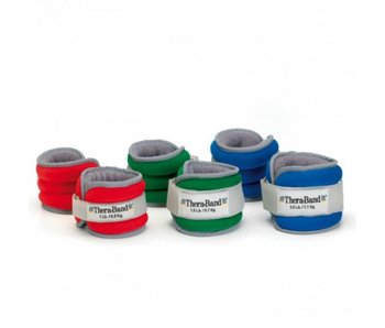 Gewichtenmanchetten TheraBand Blauw set van 2 stuks