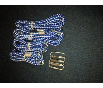 touwset 2 x kort / 2 x lang (met bevestiging)