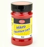 Micro facets paint, red