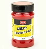 Micro Facetten Lack, rot