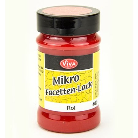 Micro facetten verf, rood