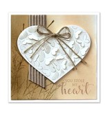 Penny Black Cutting dies: Pop Out Butterflies in heart