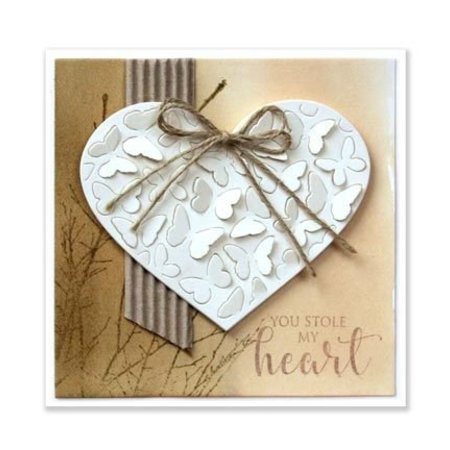 Penny Black Cutting dies: Pop Out Butterflies in heart