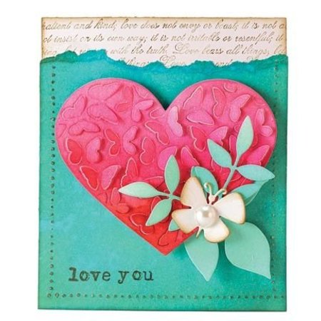 Penny Black Cutting dies: Pop Out Butterflies in heart