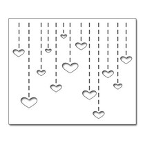 Cutting meurt: "Heart Drops" Heart Dropfen