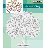 Penny Black timbro trasparente: albero di cuore