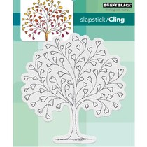 timbro trasparente: albero di cuore