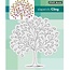 Penny Black timbro trasparente: albero di cuore