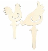 Objekten zum Dekorieren / objects for decorating Sortert kyllinger, H 26 19,5 cm, 2
