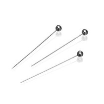 Dekorative pin, sølv