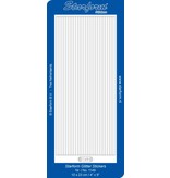 Sticker Micro Glitter Stickers, lignes, argent / or