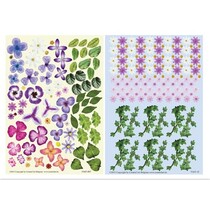 Twin Pack flowerart roxo,