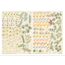 Twin Pack flowerart, gele tinten, kleine