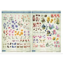 Stanzbogenset 3D, flores