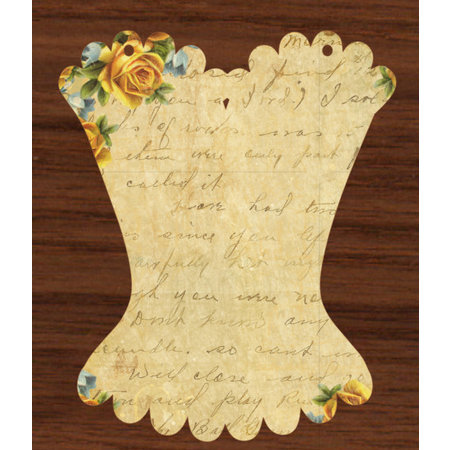 Objekten zum Dekorieren / objects for decorating Album, Vintage corsetto, 6 pezzi