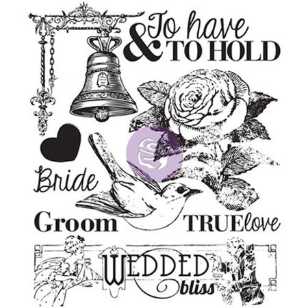 Prima Marketing und Petaloo Clear stamps mariage