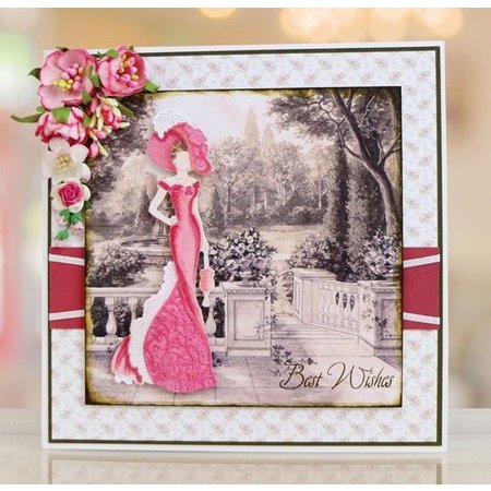 Tattered Lace modelo de perfuração: esfarrapada Lace Eliza