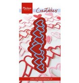 Marianne Design Troqueles de corte: Frontera del corazón