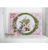 Marianne Design Troqueles de corte: Frontera del corazón