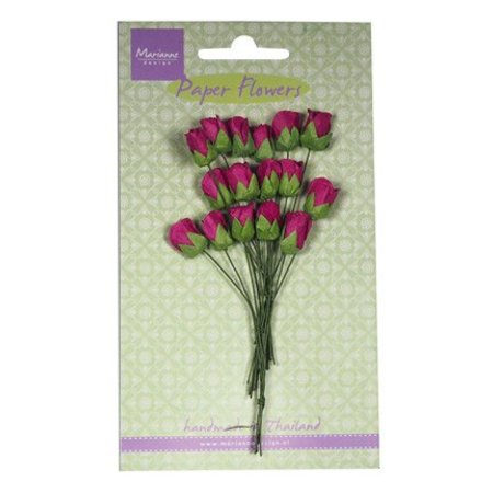 BLUMEN (MINI) UND ACCESOIRES Roses, medium rosa