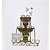 Spellbinders und Rayher Punching template: enyoj water fountain