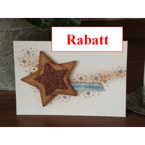 Glitter carton, 10 feuilles format A4 280gsm, brun clair