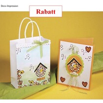 Prix ​​spécial! Mini set de timbre en bois Oiseaux