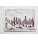 Marianne Design Transparent stamp: Tiny's border, foxgloves