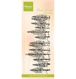 Marianne Design Transparent stamp: Tiny's border, foxgloves