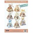 BASTELSETS / CRAFT KITS: Bastelset für 8 Geschenkpyramiden zu Ostern