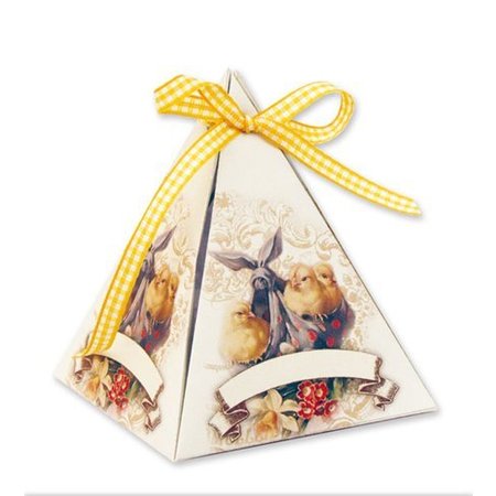 BASTELSETS / CRAFT KITS: Bastelset for 8 Gift pyramids at Easter
