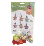 Exlusiv Bastelpackung filt figurer, 6 stykker, 8,5 cm