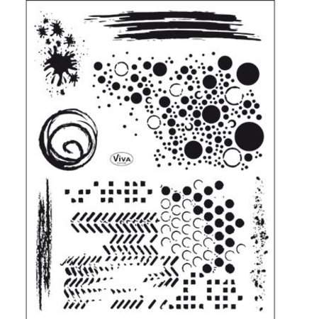 Viva Dekor und My paperworld Transparent stamp: Grunge background of