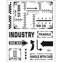 Transparent stamp: Industrial Style
