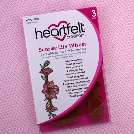 Heartfelt Creations aus USA Sunrise Coleção Lily, 9 produtos!