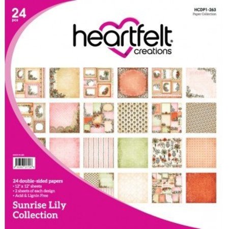Heartfelt Creations aus USA Sunrise Coleção Lily, 9 produtos!