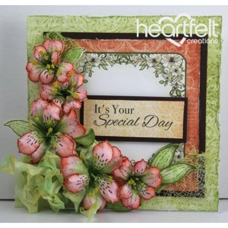 Heartfelt Creations aus USA Sunrise Lily Collection, insgesamt 9 Artikel!