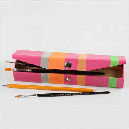 Objekten zum Dekorieren / objects for decorating Pencil case, size 21x6x2, 5 cm